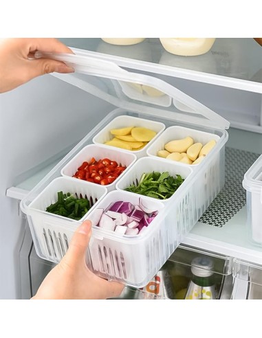 Contenant de Stockage Alimentaire à 6...