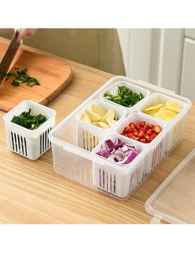 Contenant de Stockage Alimentaire à 6...