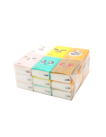 Mouchoirs de Poche Mouillables Mumu Family (18 Paquets)