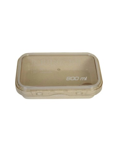 Lunch Box-Paille de Blé/800 Ml/Apricot