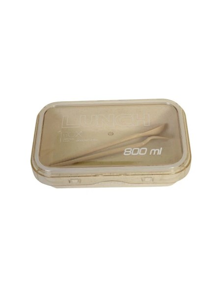 Lunch Box-Paille de Blé/800 Ml/Apricot