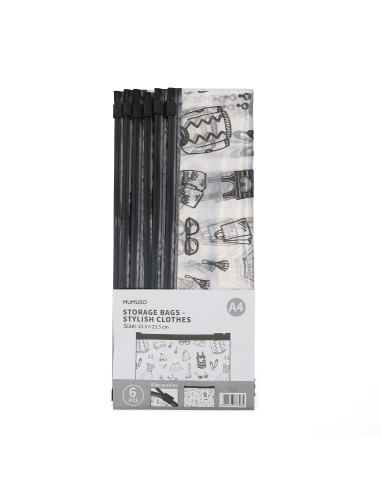 Sacs de Rangement à Fermeture Coulissante - 6...