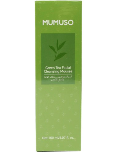 Mousse Nettoyante pour le Visage au Thé Vert...