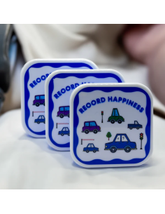 Set de 3 Contenants de Stockage Alimentaire Bleu