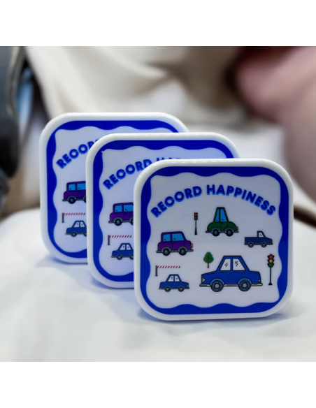 Set de 3 Contenants de Stockage Alimentaire Bleu