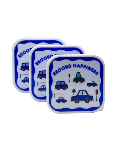 Set de 3 Contenants de Stockage Alimentaire Bleu