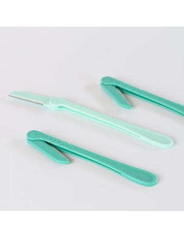 Rasoir à Sourcils avec Couvercle de Précision -...