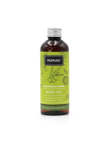 Huile Corporelle Nourrissante et Raffermissante à l'Huile d'Avocat et Huile Olive