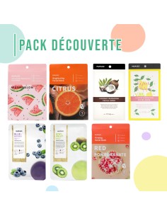 Pack Découverte de 7 Masques Visage Fruités