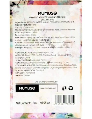 Flower'S Whisper Parfum pour Femme 15Ml-Still...