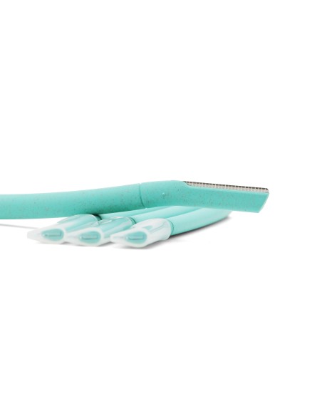 Rasoirs à Sourcils Ecologique en Paille De Blé - Pack De 4 - Vert