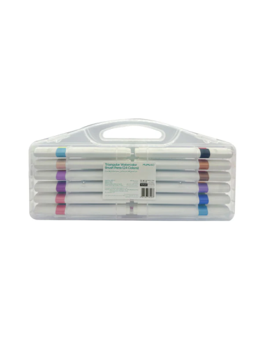 Stylos Pinceaux Aquarelle Triangulaires (24...