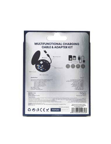 Kit Câble & Adaptateur Multifonction - Noir