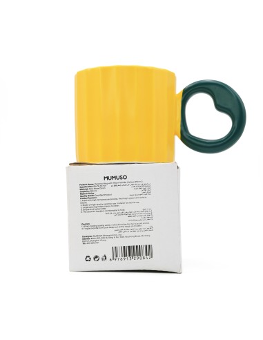 Mug en Céramique avec Anse en Forme de Coeur...