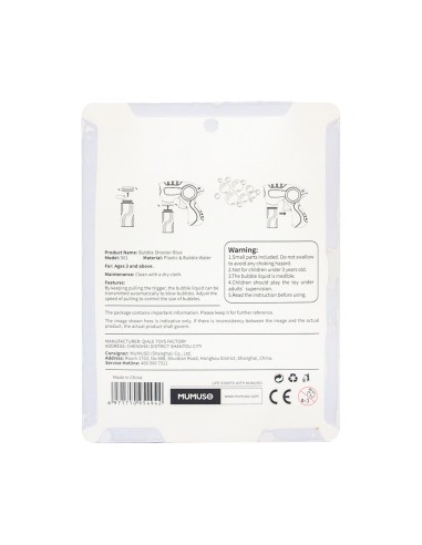 Tireur de Bulles-Bleu