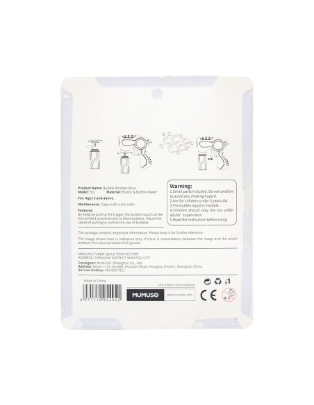 Tireur de Bulles-Bleu