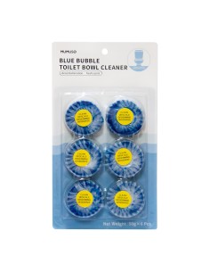 Nettoyant pour Cuvette de Toilette à Bulles Bleues (Pack...