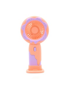 Ventilateur Donut avec Support Téléphone - Violet