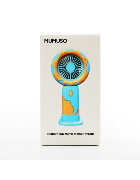 Ventilateur Donut avec Support Téléphone - Violet