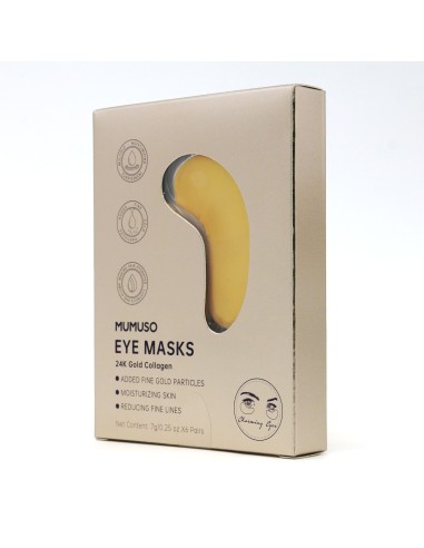 Masques pour les Yeux au Collagène 24K Gold