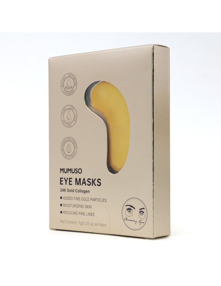 Masques pour les Yeux au Collagène 24K Gold