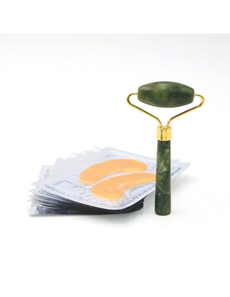 Masque Gel pour les Yeux Raffermissant et Rajeunissant à la Vitamine C avec Masseur.