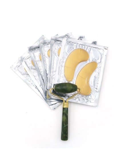 Masque Gel pour les Yeux Raffermissant et Rajeunissant à la Vitamine C avec Masseur.