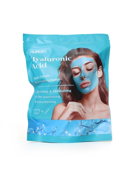 Duo Masque Poudre Acide Hyaluronique Hydra-Apaisant et Tonique Régénérant