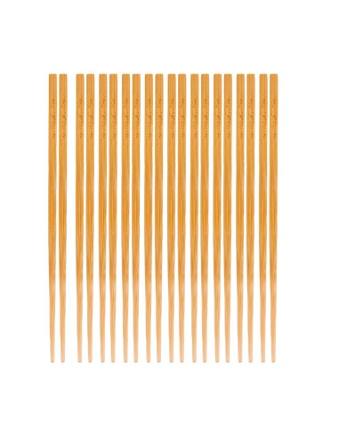 Baguettes En Bambou Naturel-10 Paires
