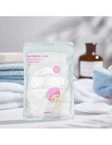 Pack de 10 Bonnets de Douche Transparents