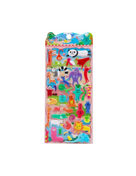 Autocollants Thème "Animaux Rigolos"