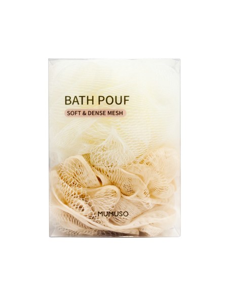 Houppette de Bain (Rose & Blanc Cassé)