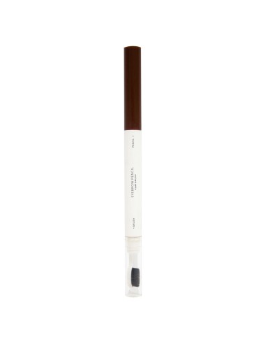 Crayon à Sourcils Rotatif avec Pinceau Plat Marron Foncé
