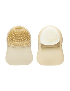 Brosse Nettoyante Double Face pour le Visage (Couleur Peau)