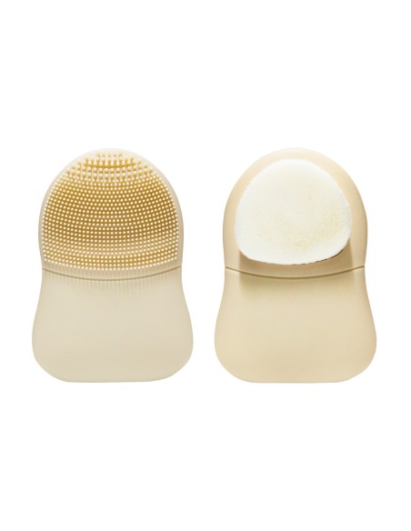 Brosse Nettoyante Double Face pour le Visage (Couleur Peau)