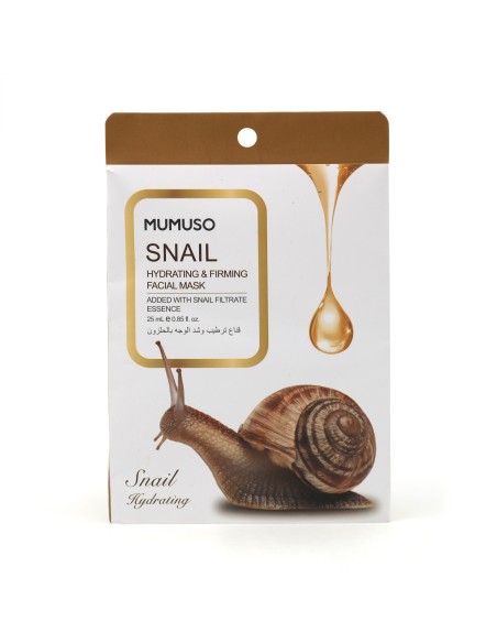 Masque Facial Hydratant et Raffermissant à l'Escargot