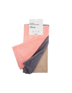 Ensemble de Serviettes Carrées (Lot de 3)