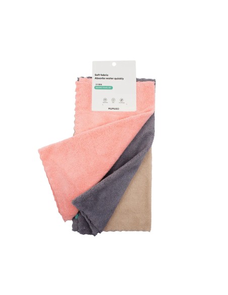 Ensemble de Serviettes Carrées (Lot de 3)