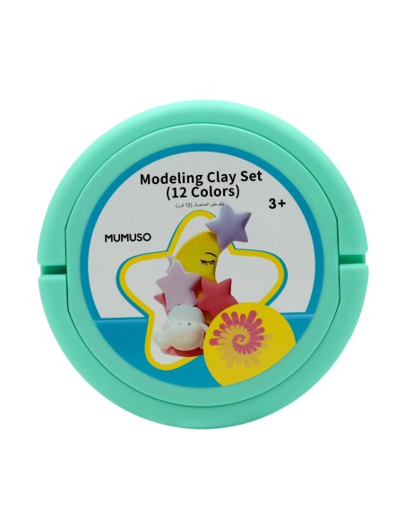 Jeu de Pâte à Modeler (12 Couleurs)