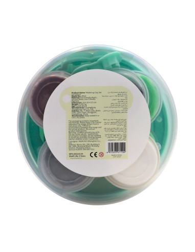 Jeu de Pâte à Modeler (12 Couleurs)