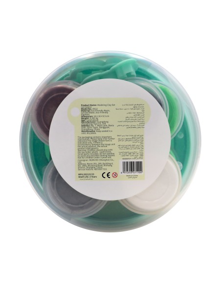 Jeu de Pâte à Modeler (12 Couleurs)