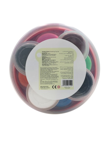 Jeu de Pâte à Modeler (12 Couleurs)