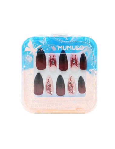 Faux Ongles Pressés MagicFinger Motif "Charming Butterfly"