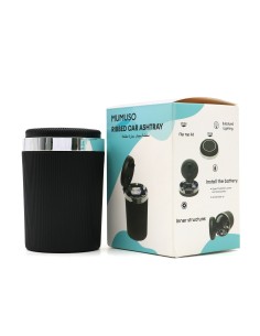 Cendrier de Voiture Noir avec Couvercle.