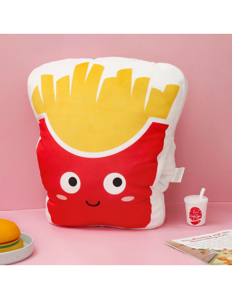 Coussin Chauffe-Mains en Forme de Frites