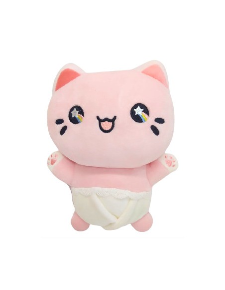 Peluche Chat Mignon Rose – 25 cm