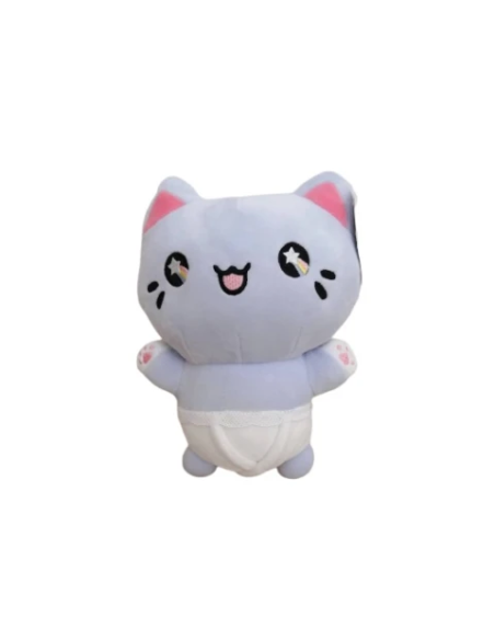 Peluche Cute Kitty Bleu – 25 cm