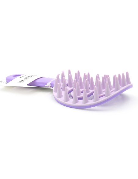 Brosse Shampooing Massante pour Cuir Chevelu - Violet