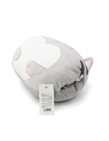 Coussin Chauffe-Mains Chat Gris Adorable