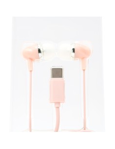Écouteurs Fashion avec Connecteur Type-C – Rose